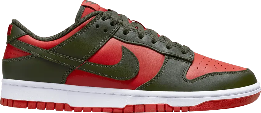  Nike Dunk Low Mystic Red Cargo Khaki