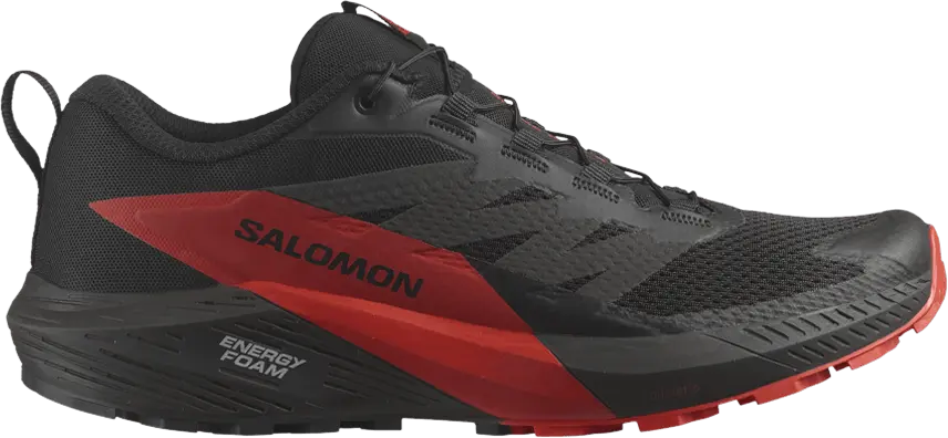 Salomon Sense Ride 5 &#039;Black Fiery Red&#039;