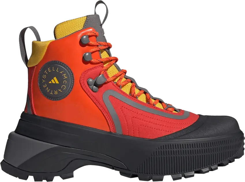  Adidas Stella McCartney x Wmns Terrex Hiking Boot &#039;Active Red Crew Yellow&#039;