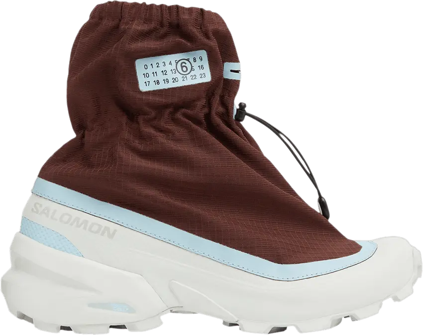  Salomon MM6 Maison Margiela x Wmns Cross Hike Mid &#039;Bordeaux&#039;