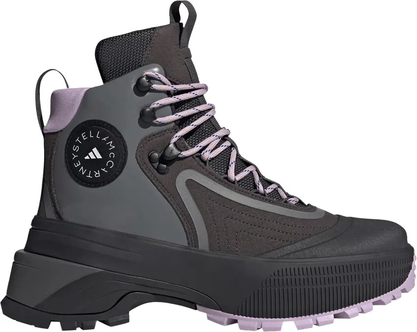  Adidas Stella McCartney x Wmns Terrex Hiking Boot &#039;Black Purple Glow&#039;