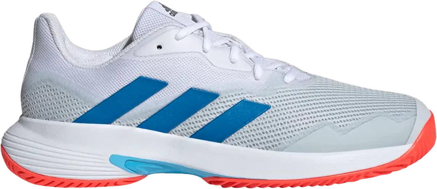  Adidas CourtJam Control &#039;White Blue Tint Red&#039;