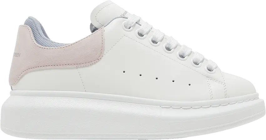  Alexander Mcqueen Alexander McQueen Wmns Oversized Sneaker &#039;Double Heel Tab - White Pastel Pink&#039;