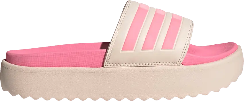  Adidas Wmns Adilette Platform Slide &#039;Wonder Quartz Pink&#039;