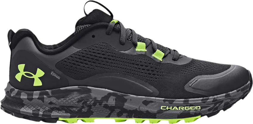  Under Armour Charged Bandit Trail 2 &#039;Jet Grey Lime&#039;