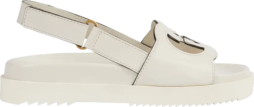  Gucci Wmns Interlocking G Sandal &#039;White&#039;