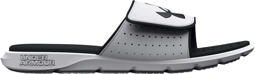  Under Armour Ignite Pro Slide GS &#039;White Black&#039;