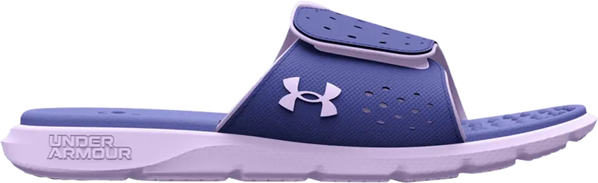  Under Armour Wmns Ignite Pro Slide &#039;Baja Blue Nebula Purple&#039;