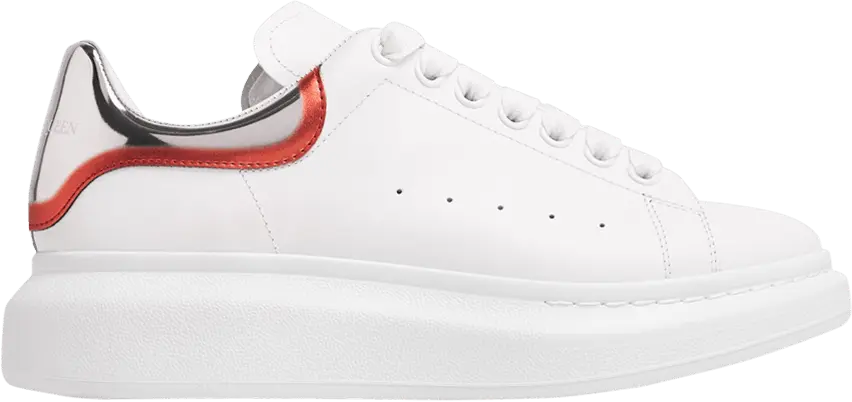  Alexander Mcqueen Alexander McQueen Oversized Sneaker &#039;White Silver Lust Red&#039;