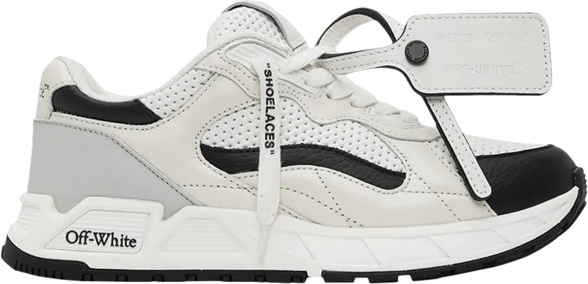 Off-White Wmns Runner B Sneaker &#039;White Black&#039;