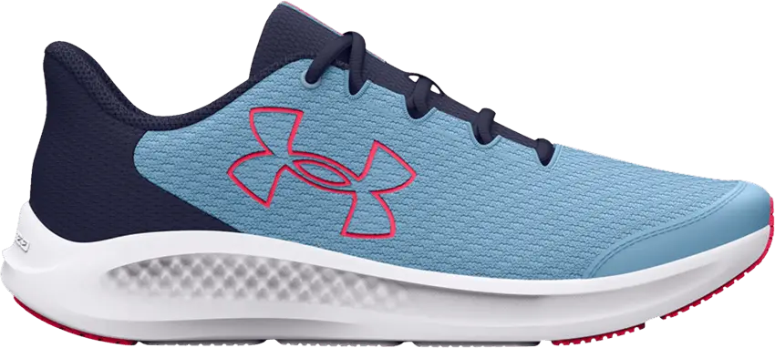  Under Armour Charged Pursuit 3 GS &#039;Big Logo - Blizzard Pink Shock&#039;