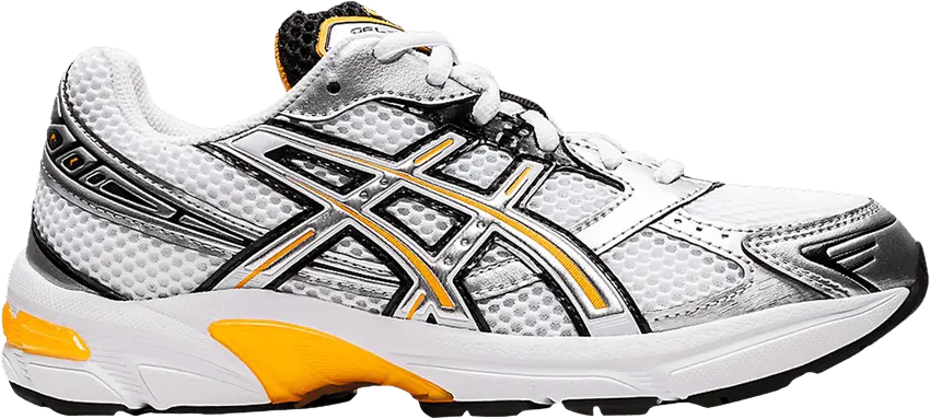  Asics ASICS Gel-1130 White Pure Silver Yellow (Women&#039;s)