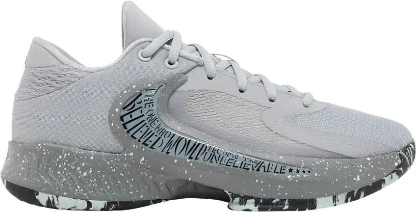 Nike Zoom Freak 4 GS &#039;Etched in Stone&#039;