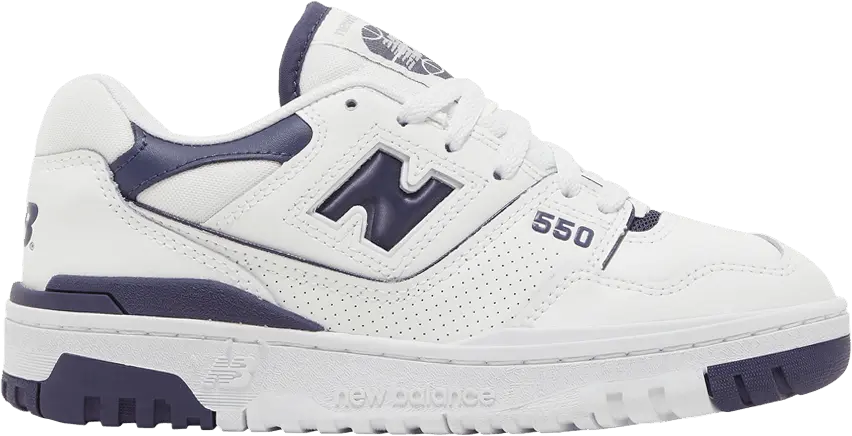  New Balance 550 White Dark Mercury (Women&#039;s)