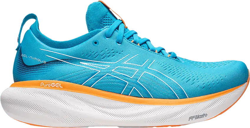  Asics Gel Nimbus 25 Wide &#039;Island Blue Sun Peach&#039;