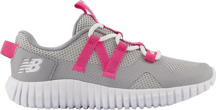 New Balance Playgruv v2 Bungee Little Kid &#039;Grey Hi-Pink&#039;