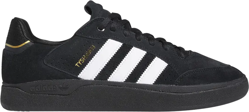  Adidas Tyshawn Low &#039;Black White Gold&#039;