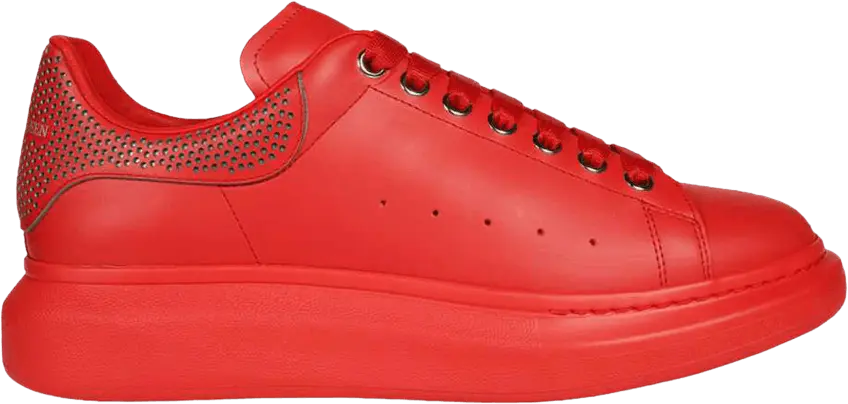  Alexander Mcqueen Alexander McQueen Oversized Sneaker &#039;Lust Red Perforated Heel&#039;