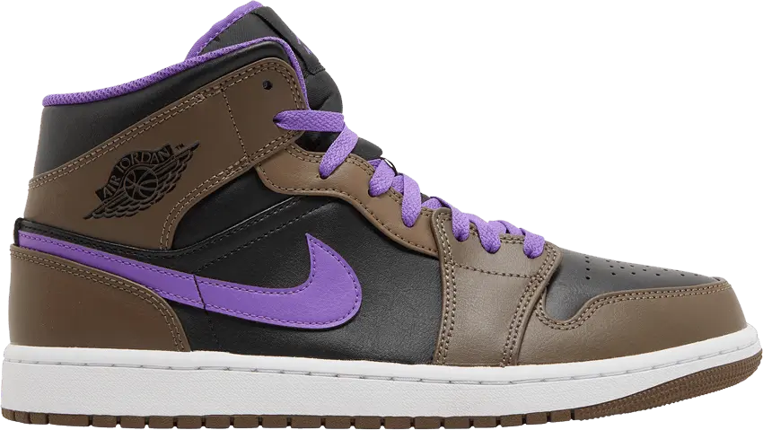  Jordan 1 Mid Purple Mocha