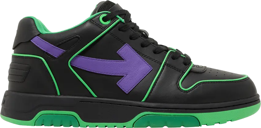  Off-White Out of Office &#039;Outlined - Purple Fluo Green&#039;