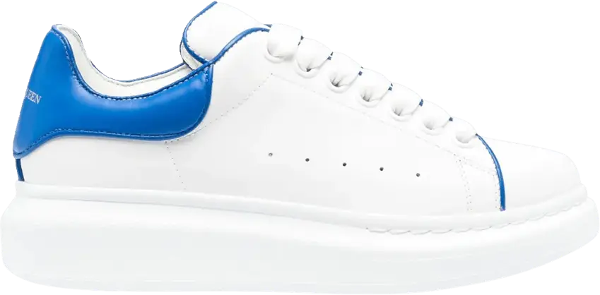  Alexander Mcqueen Alexander McQueen Wmns Oversized Sneaker &#039;White Blue Piping&#039;