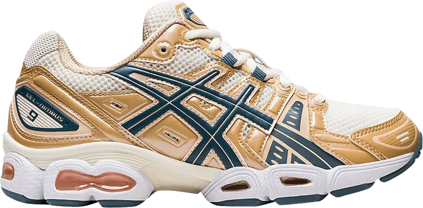  Asics ASICS Gel-Nimbus 9 Cream Ironclad (Women&#039;s)