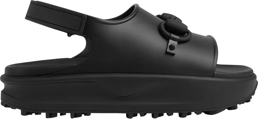  Gucci Horsebit Flatform Sandal &#039;Black&#039;