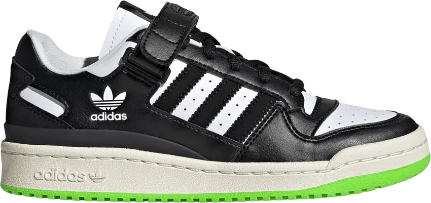  Adidas Wmns Forum Low &#039;Black Neon Green&#039;