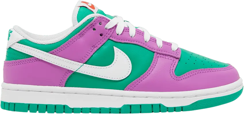  Nike Dunk Low Stadium Green Fuchsia (Women&#039;s)