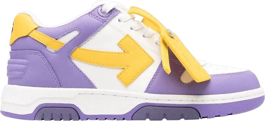  Off-White Wmns Out of Office &#039;White Purple Yellow&#039;