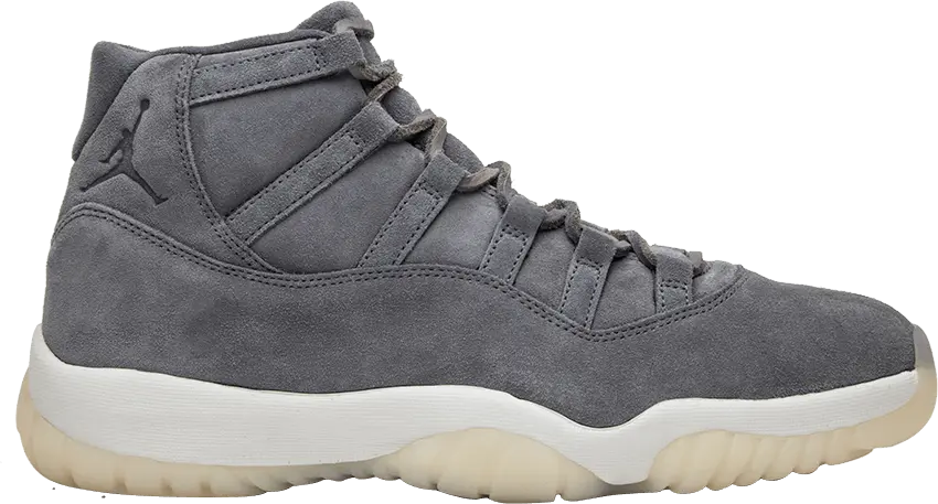  Jordan 11 Retro Pinnacle Grey Suede