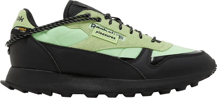  Reebok Classic Leather Trail Pleasures Neon Mint