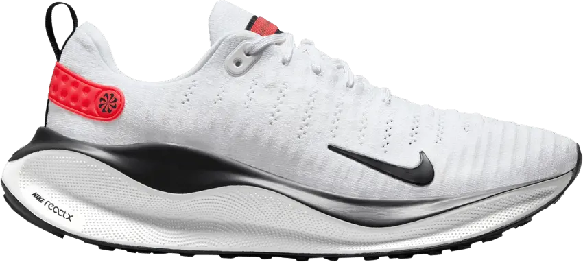  Nike ReactX Infinity Run 4 White Black Light Crimson