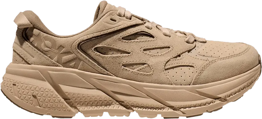  Hoka One One Clifton L Suede Shifting Sand Dune (All Gender)