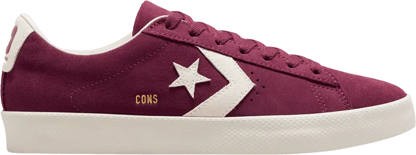  Converse CONS Pro Leather Vulc Pro Suede Low Cherry Vision