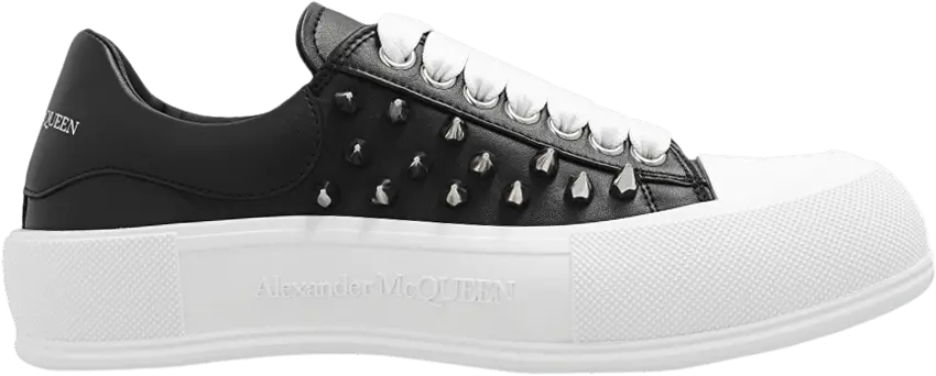  Alexander Mcqueen Alexander McQueen Deck Plimsoll Low &#039;Black Studded&#039;