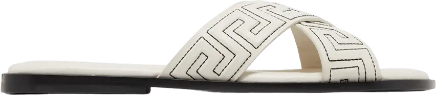 Versace Greca Sandal &#039;White&#039;