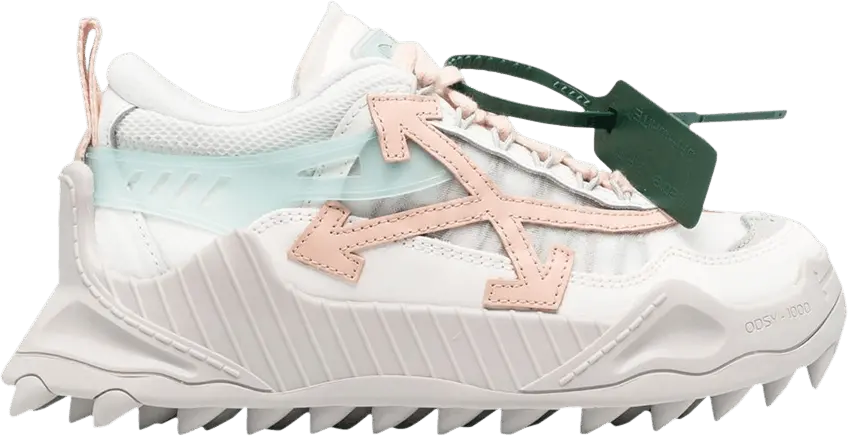  Off-White Wmns ODSY-1000 &#039;Grey Powder Pink&#039;