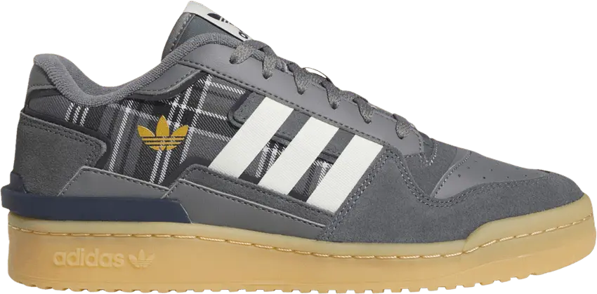  Adidas adidas Forum Exhibit Low Grey Plaid