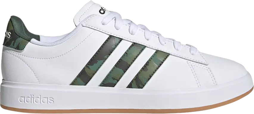  Adidas Grand Court &#039;White Camo Gum&#039;