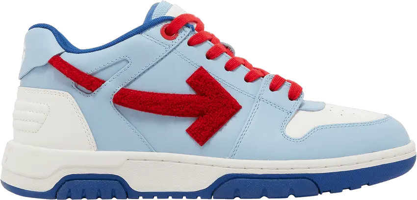  Off-White Out of Office &#039;College - Light Blue Red&#039;