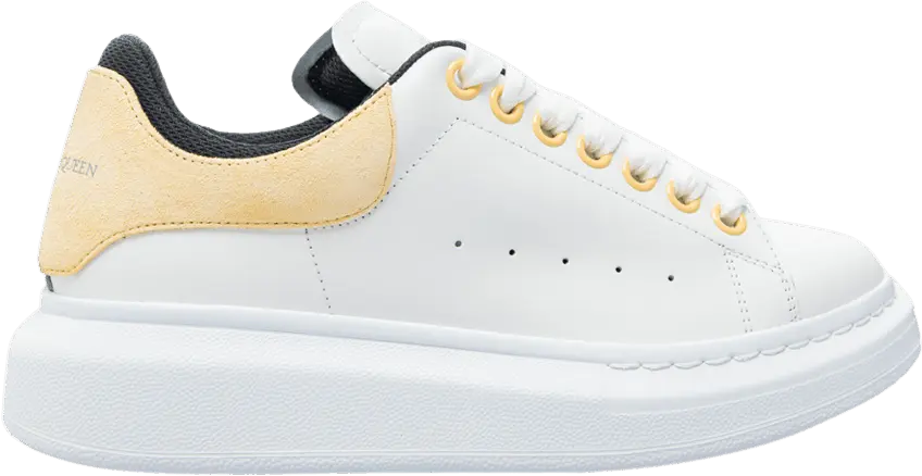  Alexander Mcqueen Alexander McQueen Wmns Oversized Sneaker &#039;Double Heel Tab - White Cream&#039;