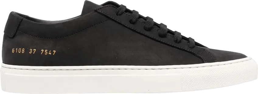  Common Projects Wmns Achilles Low &#039;Black Nubuck&#039;