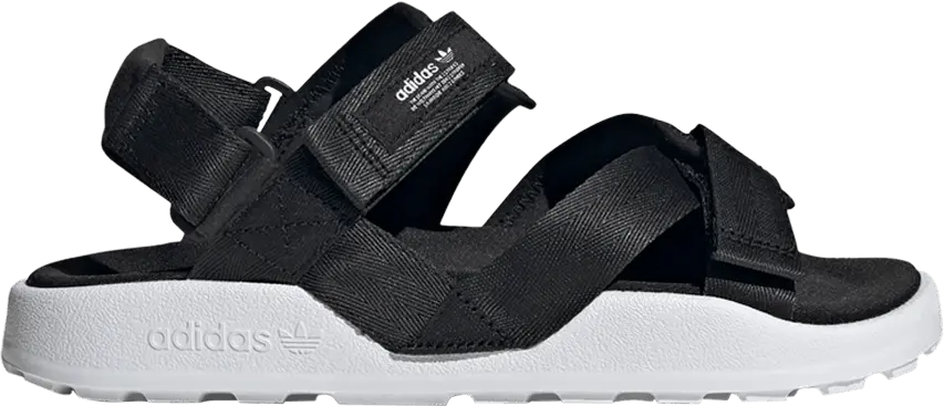  Adidas Wmns Adilette Adventure Sandal &#039;Black White&#039;