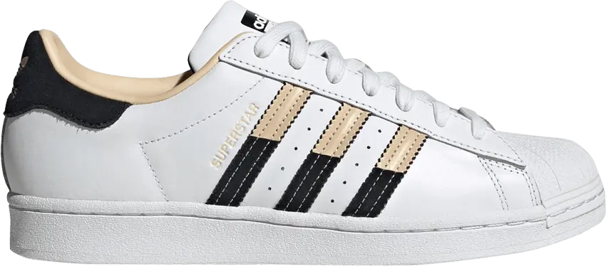  Adidas Superstar &#039;White Sand Black&#039;