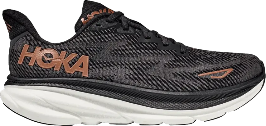  Hoka One One Clifton 9 Black Copper (Women&#039;s)