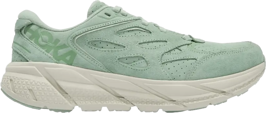  Hoka One One Clifton L Suede Smoke Green (All Gender)