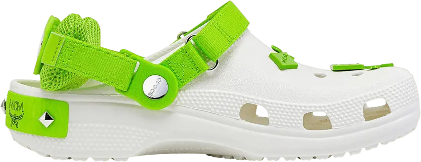  Crocs Classic Clog MCM White Green