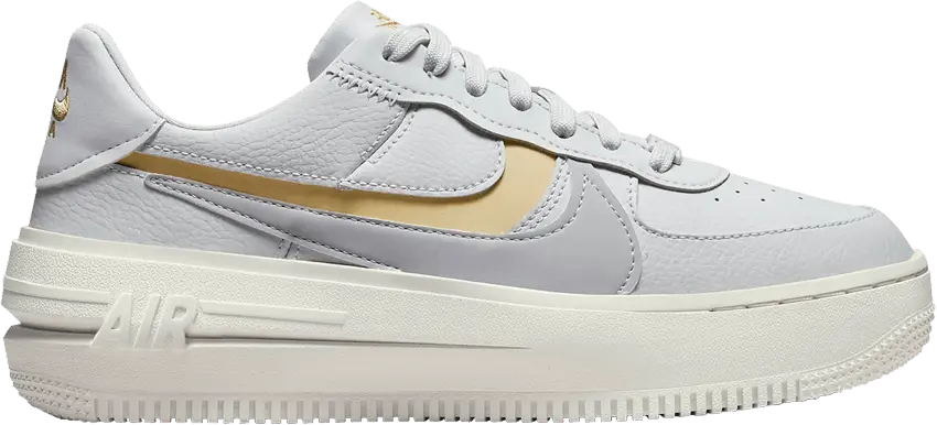  Nike Air Force 1 PLT.AF.ORM Photon Dust Wolf Grey (Women&#039;s)