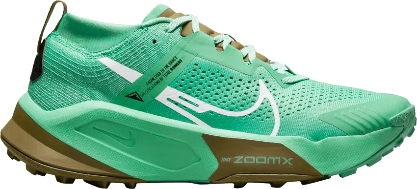  Nike ZoomX Zegama Trail Spring Green Olive Flak Black White
